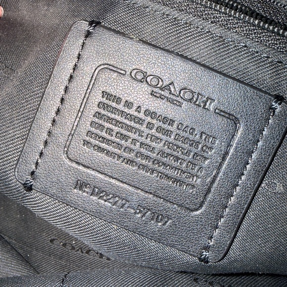 Coach Pebble Leather TurnLock Tote with Gold Hardware - Picture 4 of 4